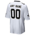 Jdoa Custom NO.Saints White Home Game Stitched Jerseys
