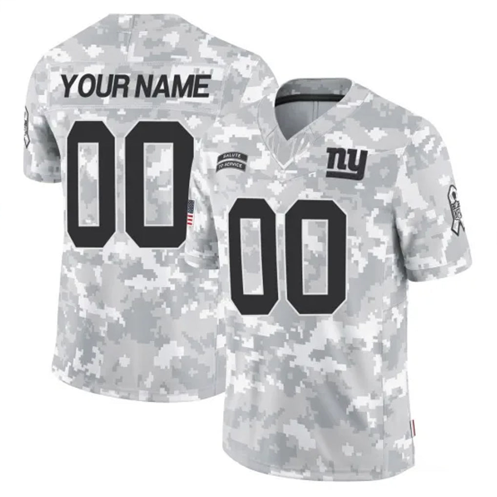 Jdoa Custom NY.Giants Arctic Camo Salute To Service Limited Game Any Name & Numbers Stitched Jerseys