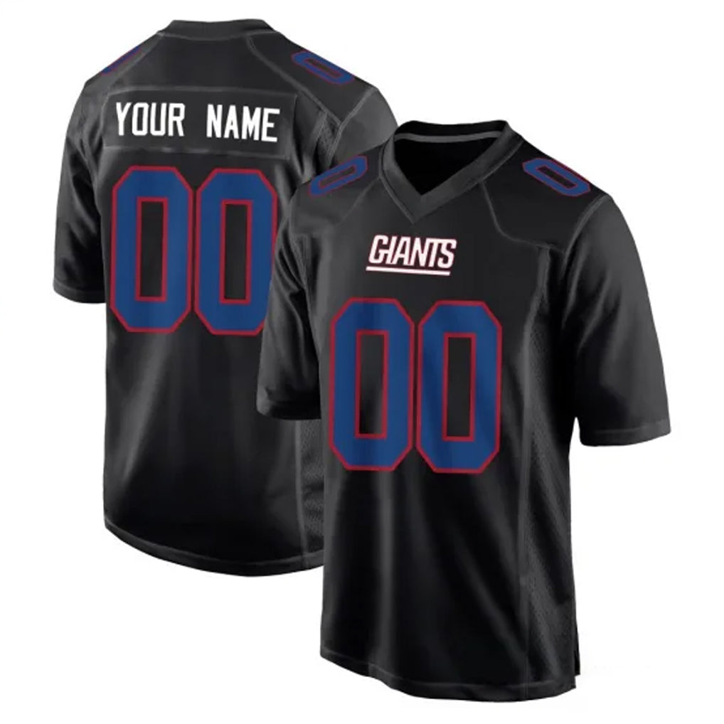 Jdoa Custom NY.Giants Carbon Fashion Limited Home Game Any Name & Numbers Stitched Jerseys