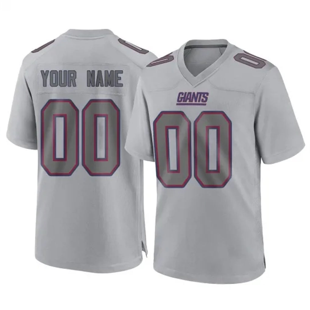 Jdoa Custom NY.Giants Gray Atmosphere Fashion Limited Game Any Name & Numbers Stitched Jerseys