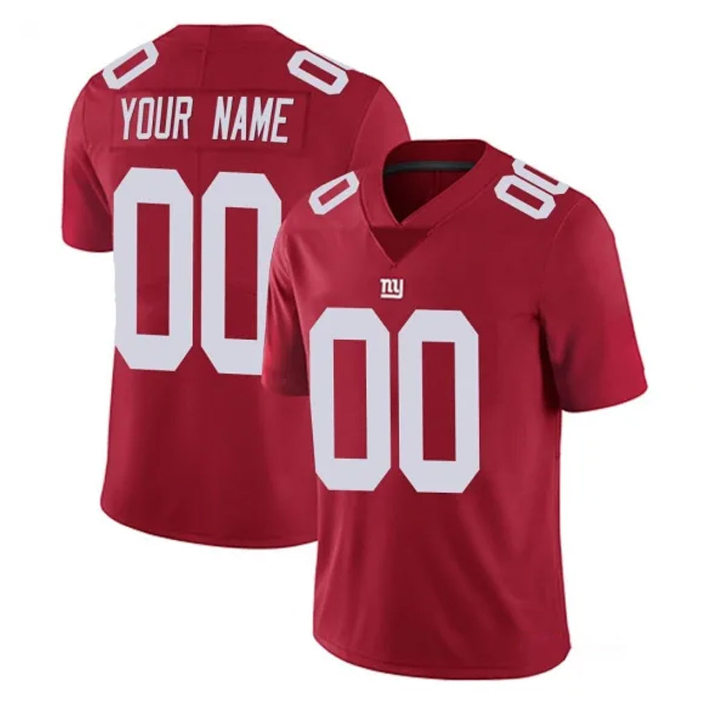Jdoa Custom NY.Giants Red Limited Vapor Untouchable Home Game Any Name & Numbers Stitched Jerseys