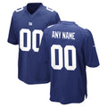Jdoa Custom NY.Giants Royal Home Game Any Name & Numbers Stitched Jerseys