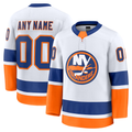 Jdoa Custom NY.Islanders White Away Premium Jerseys