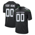 Jdoa Custom NY.Jets Black Home Game Any Name & Numbers Stitched Jerseys