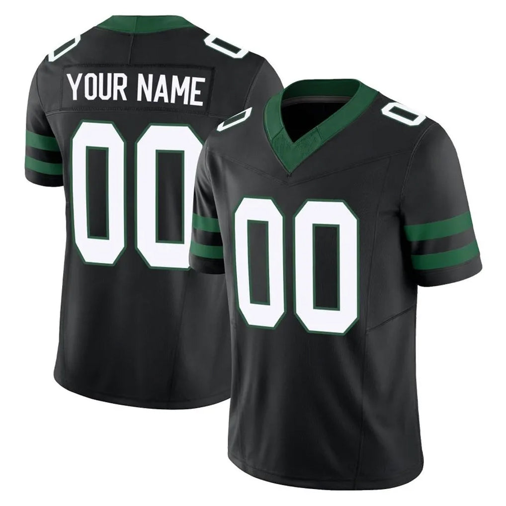 Jdoa Custom NY.Jets Black Limited Legacy Vapor F.U.S.E. Home Game Any Name & Numbers Stitched Jerseys