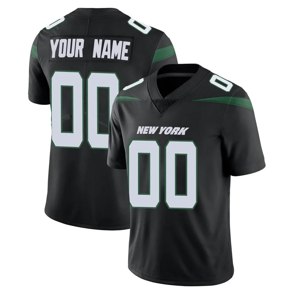 Jdoa Custom NY.Jets Black Limited Vapor Home Game Any Name & Numbers Stitched Jerseys