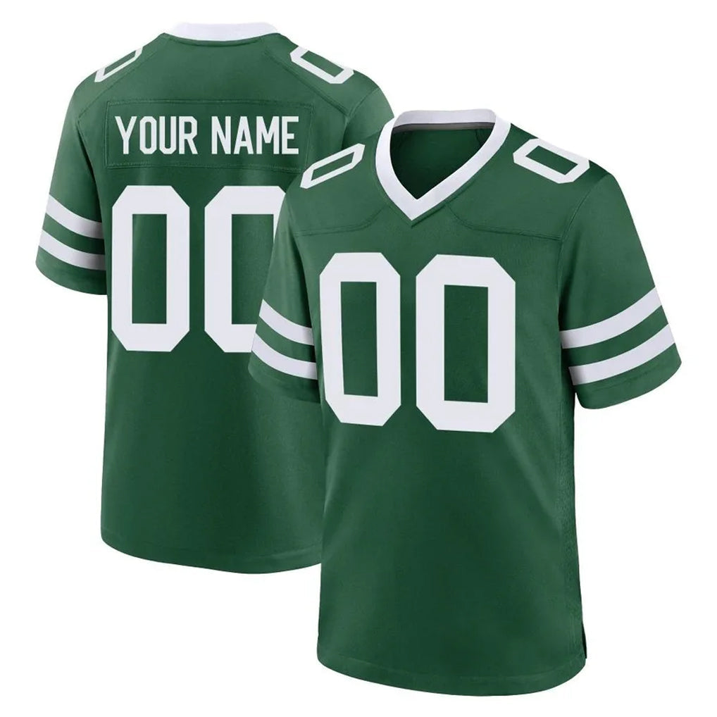 Jdoa Custom NY.Jets Green Legacy Home Game Any Name & Numbers Stitched Jerseys