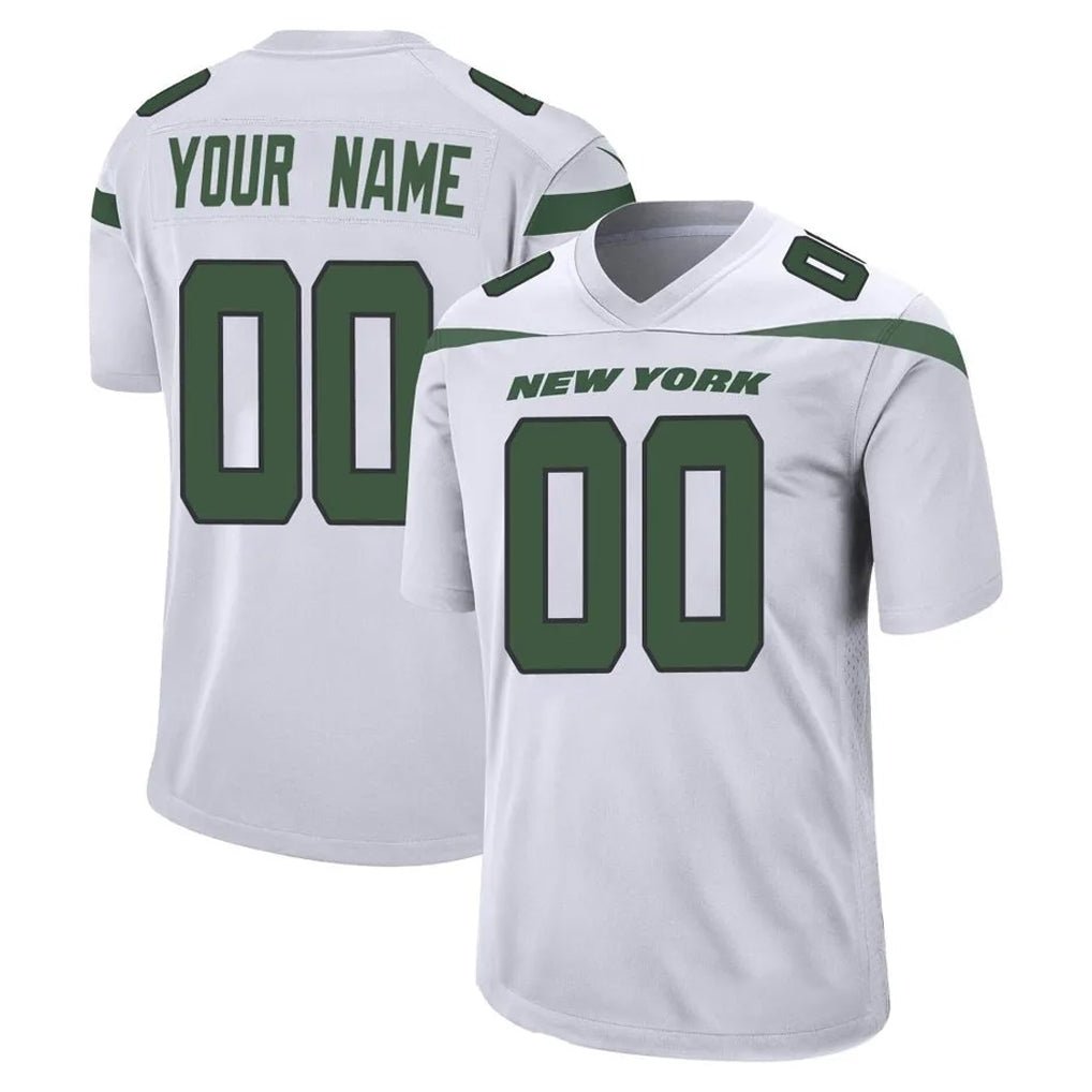 Jdoa Custom NY.Jets White Spotlight Home Game Any Name & Numbers Stitched Jerseys
