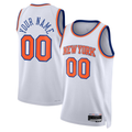 Jdoa Custom NY.Knicks White Swingman Jerseys - Association Edition