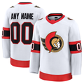 Jdoa Custom O.Senators White Away Premium Jerseys