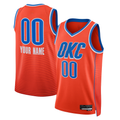 Jdoa Custom OC.Thunder Jordan Brand Orange 2022-2023 Swingman Stitched Jerseys - Statement Edition