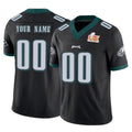 Jdoa Custom P.Eagles Black Limited Vapor F.U.S.E. Super Bowl LIX Home Game Any Name & Numbers Stitched Jerseys