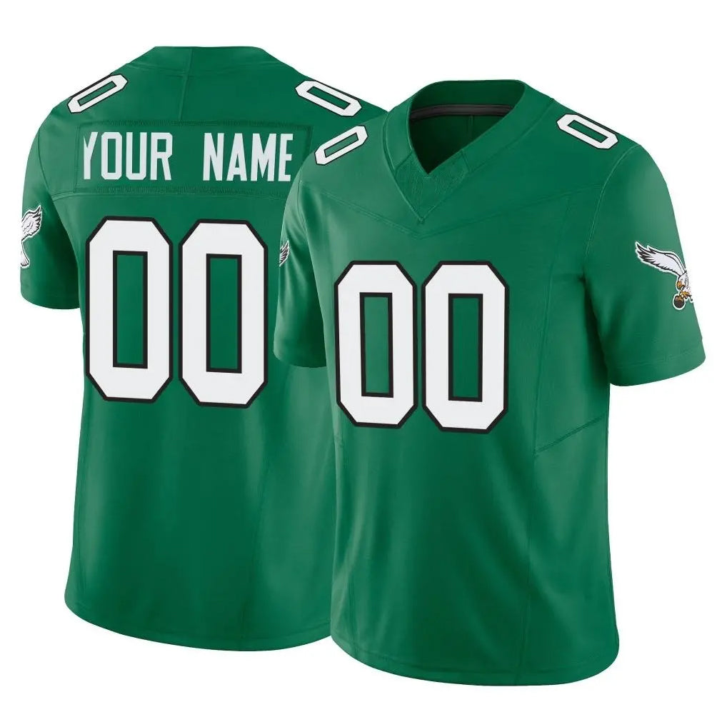Jdoa Custom P.Eagles Green Kelly Alternate Vapor F.U.S.E. Home Game Any Name & Numbers Stitched Jerseys