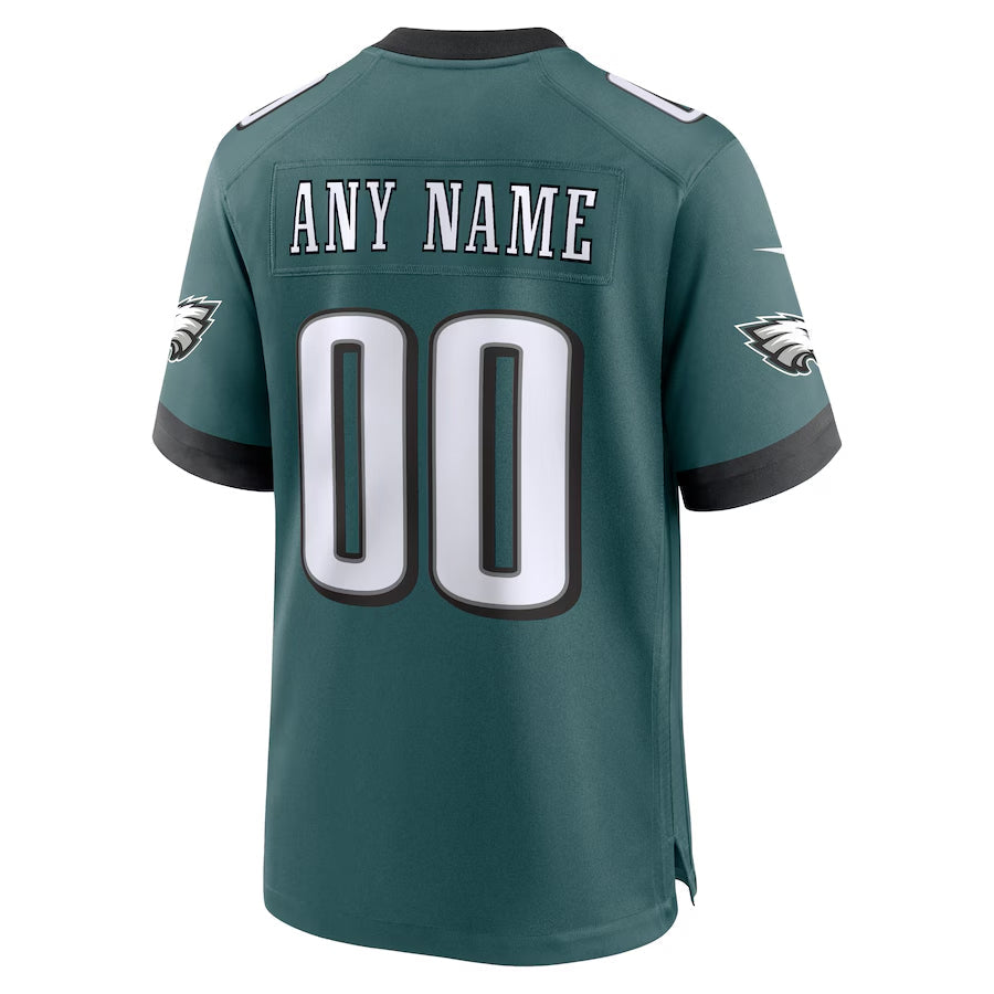 Jdoa Custom P.Eagles Midnight Green Stitched Home Game Stitched Jerseys