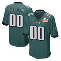 Jdoa Custom P.Eagles Team Color Green Super Bowl LIX Home Game Any Name & Numbers Stitched Jerseys