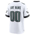 Jdoa Custom P.Eagles White Stitched Home Game Stitched Jerseys
