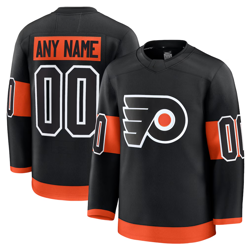 Jdoa Custom P.Flyers Black Alternate Premium Jerseys