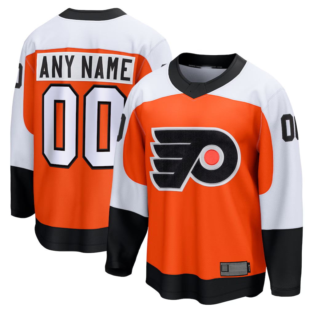 Jdoa Custom P.Flyers Orange Home Breakaway Jerseys
