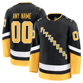 Jdoa Custom P.Penguins Black Alternate Premium Jerseys