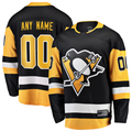 Jdoa Custom P.Penguins Black Home Breakaway Jerseys