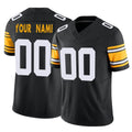 Jdoa Custom P.Steelers Black Limited Alternate Vapor F.U.S.E. Home Game Any Name & Numbers Stitched Jerseys