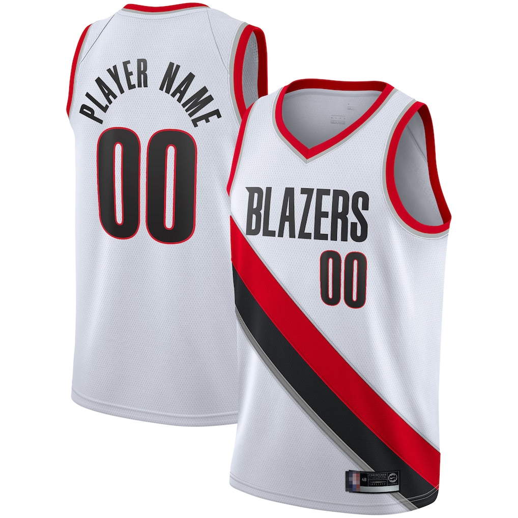 Jdoa Custom PT.Blazers White 2020-2021 Swingman Jerseys - Association Edition