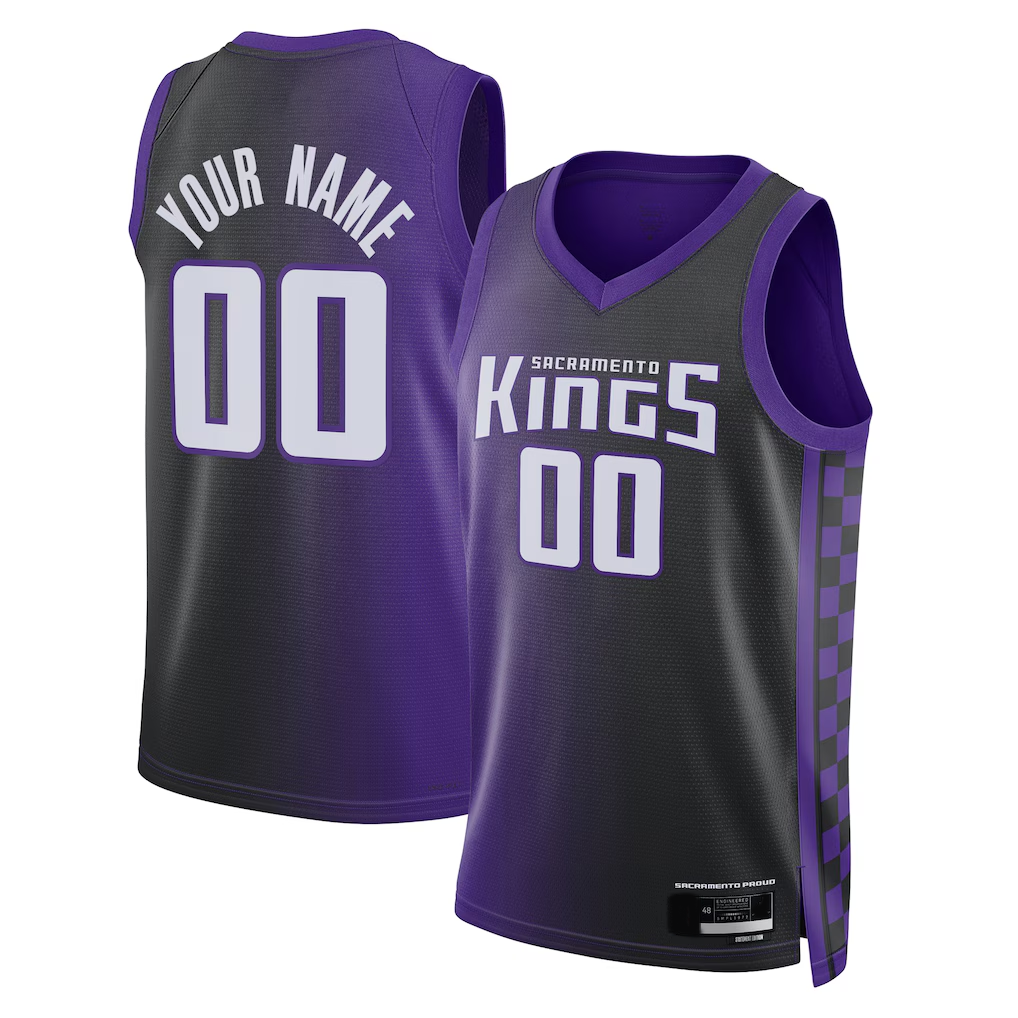 Jdoa Custom S.Kings Purple Swingman Jerseys - Statement Edition