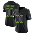 Jdoa Custom S.Seahawks Black Impact Limited Home Game Any Name & Numbers Stitched Jerseys