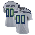 Jdoa Custom S.Seahawks Gray Limited Vapor Untouchable Home Game Any Name & Numbers Stitched Jerseys