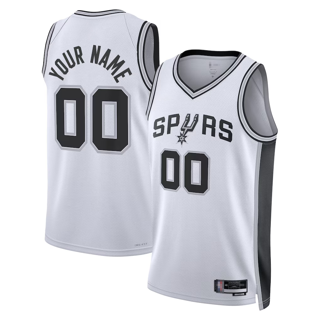 Jdoa Custom SA.Spurs White Swingman Jerseys - Association Edition