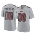 Jdoa Custom SF.49ers Gray Atmosphere Fashion Home Game Any Name & Numbers Stitched Jerseys