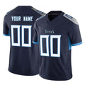 Jdoa Custom T.Titans Navy Limited Vapor F.U.S.E. Home Game Any Name & Numbers Stitched Jerseys