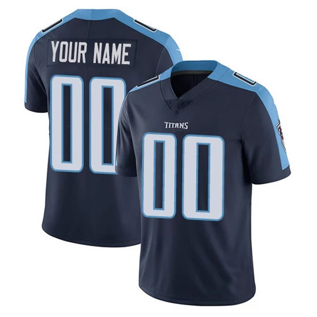 Jdoa Custom T.Titans Navy Limited Vapor Home Game Any Name & Numbers Stitched Jerseys