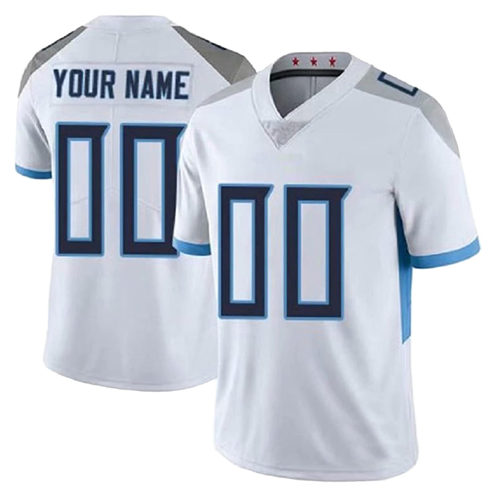 Jdoa Custom T.Titans White 2025 Vapor Limited Home Game Any Name & Numbers Stitched Jerseys