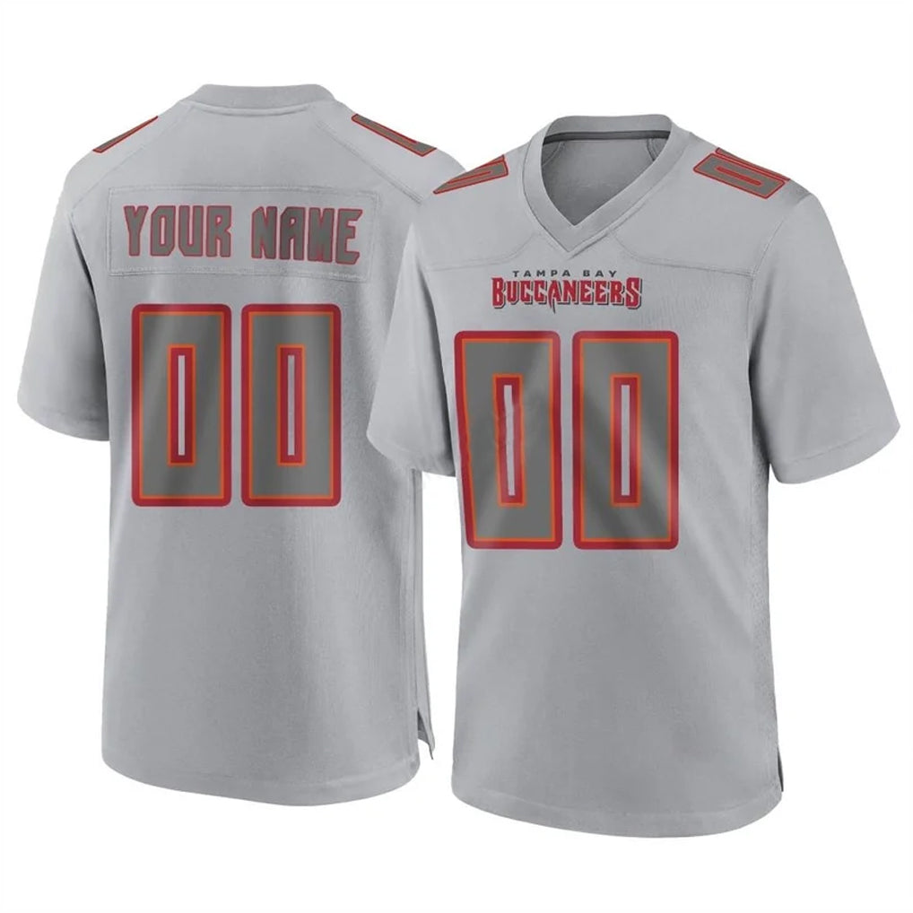 Jdoa Custom TB.Buccaneers Gray Atmosphere Fashion Home Game Any Name & Numbers Stitched Jerseys