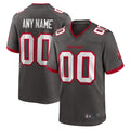 Jdoa Custom TB.Buccaneers Pewter Home Game Stitched Jerseys