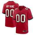 Jdoa Custom TB.Buccaneers Red Replica Game Stitched Jerseys