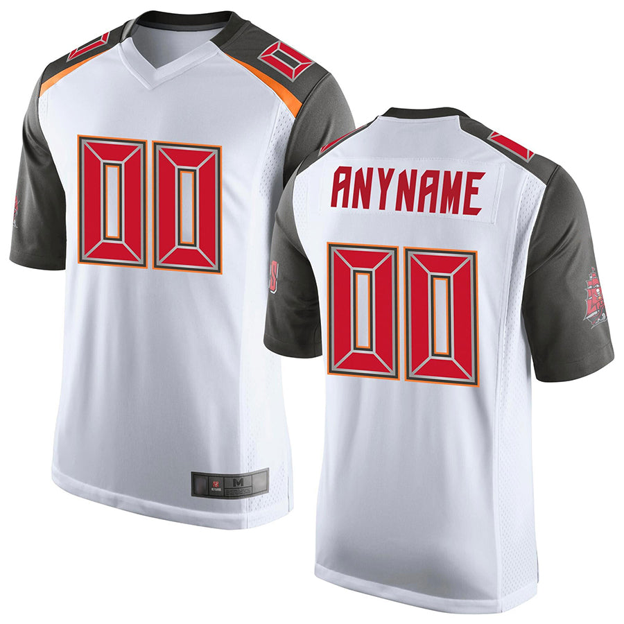 Jdoa Custom TB.Buccaneers White Game Stitched Jerseys