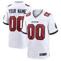 Jdoa Custom TB.Buccaneers White Replica Game Stitched Jerseys