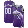 Jdoa Custom U.Jazz Purple Swingman Jerseys - Icon Edition