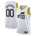 Jdoa Custom U.Jazz White Swingman Jerseys - Association Edition