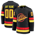 Jdoa Custom V.Canucks Black Alternate Premium Jerseys