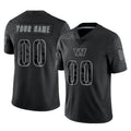 Jdoa Custom W.Commanders Black Limited Reflective Home Game Any Name & Numbers Stitched Jerseys