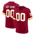Jdoa Custom W.Commanders Burgundy Game Home Any Name & Numbers Stitched Jerseys