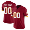 Jdoa Custom W.Commanders Burgundy Limited Team Vapor F.U.S.E. Home Game Any Name & Numbers Stitched Jerseys