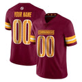 Jdoa Custom W.Commanders Burgundy Limited Vapor Home Game Any Name & Numbers Stitched Jerseys