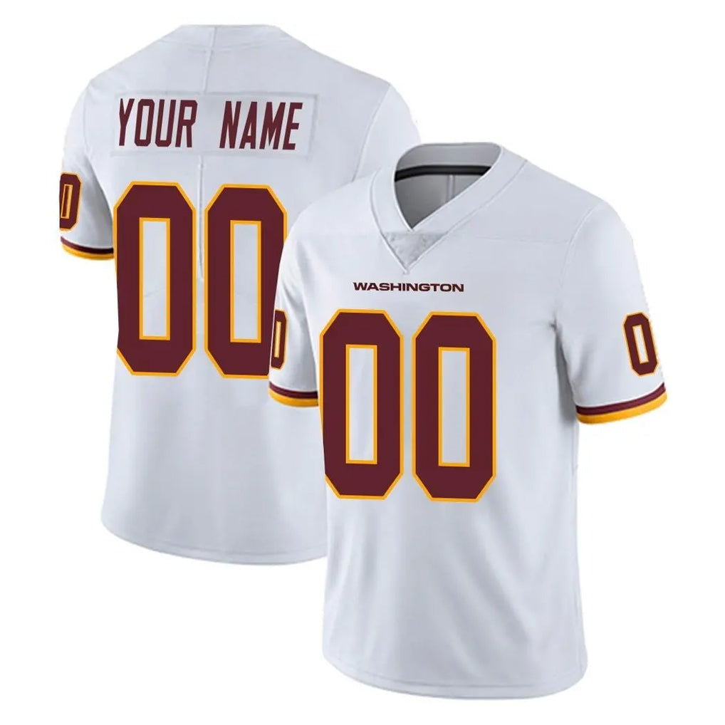 Jdoa Custom W.Commanders White Limited Vapor Untouchable Home Game Any Name & Numbers Stitched Jerseys