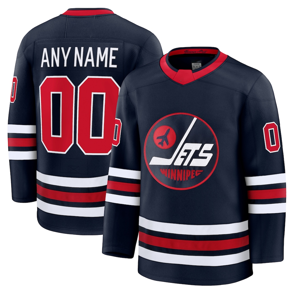 Jdoa Custom W.Jets Navy Alternate Premium Jerseys