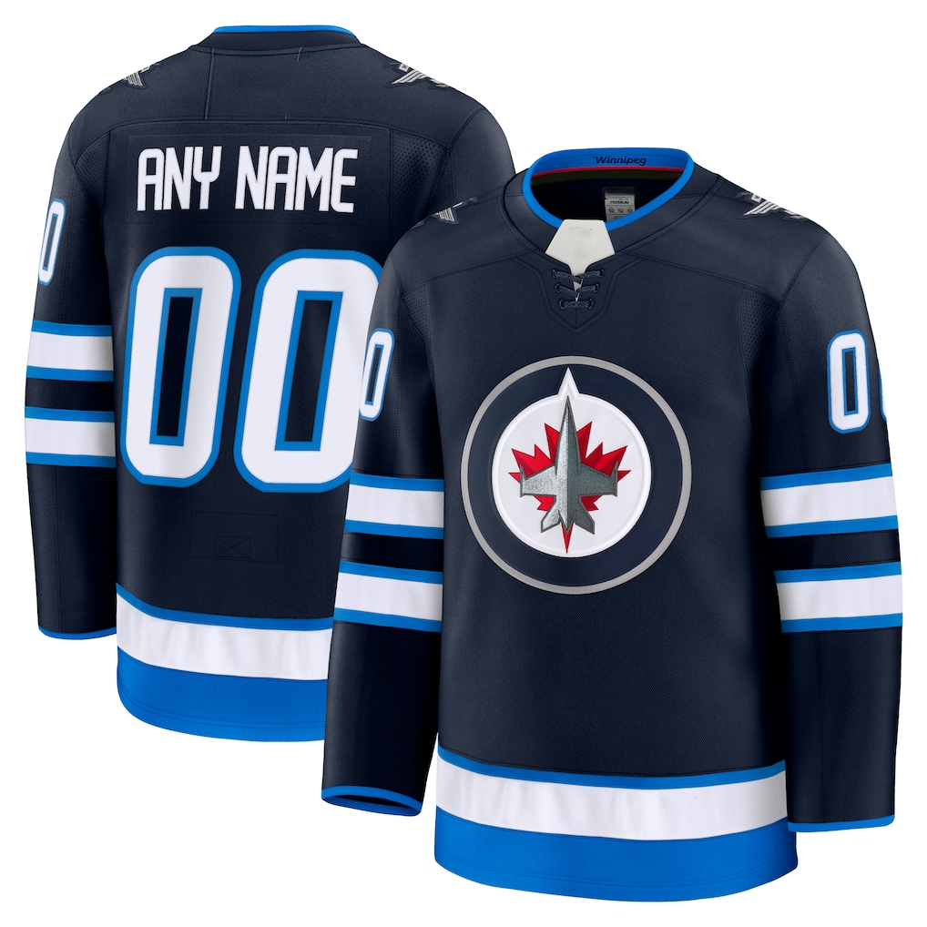 Jdoa Custom W.Jets Navy Home Premium Jerseys