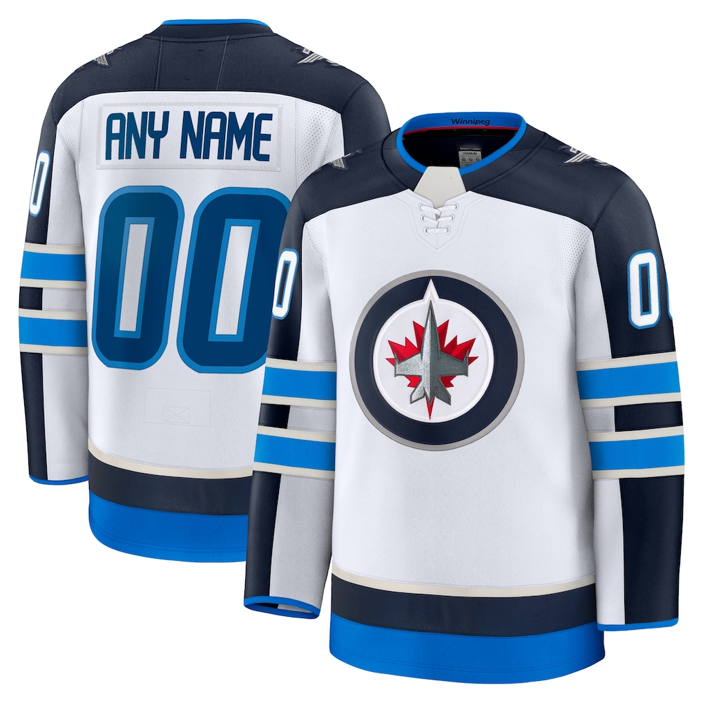 Jdoa Custom W.Jets White Away Premium Jerseys